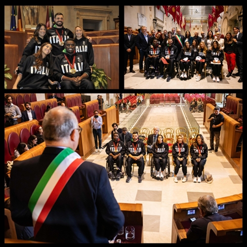 Premiazione in Campidoglio: Celebrati gli Atleti P...